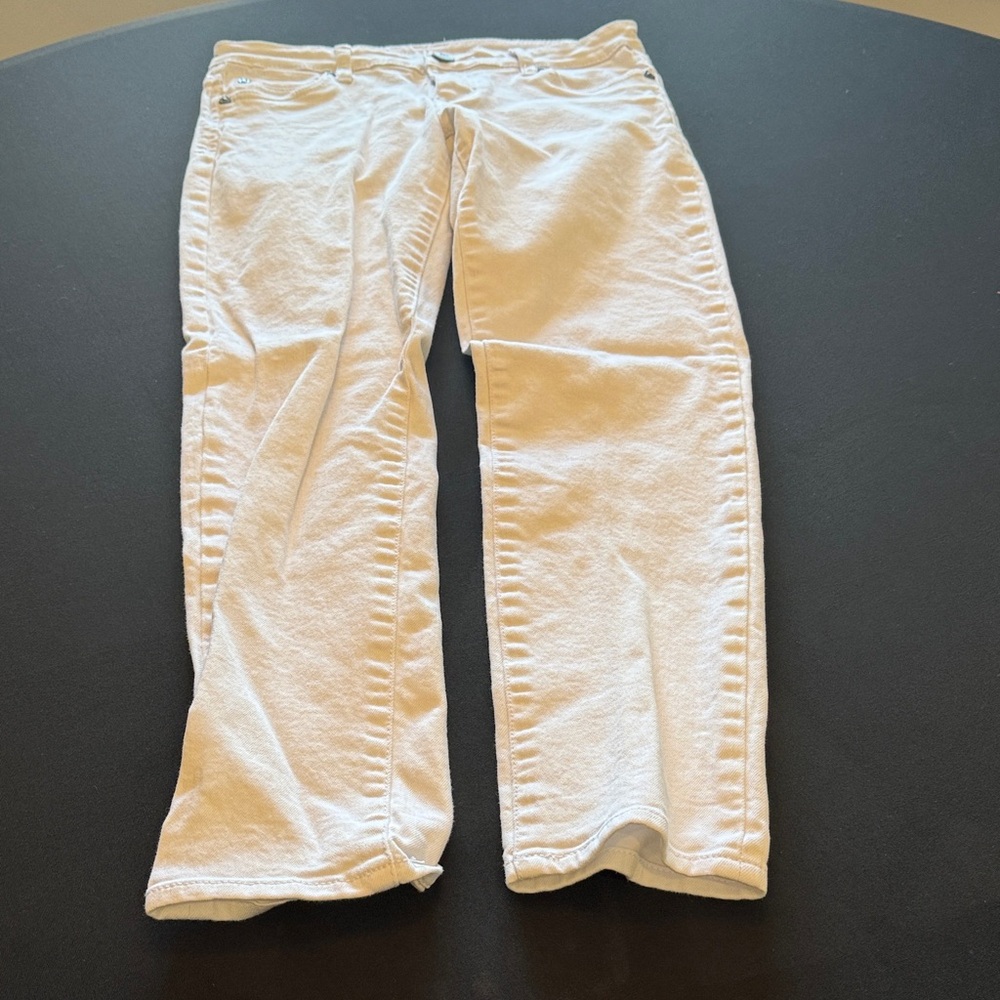 Kut from the Kloth Women's Straight Leg White Jeans